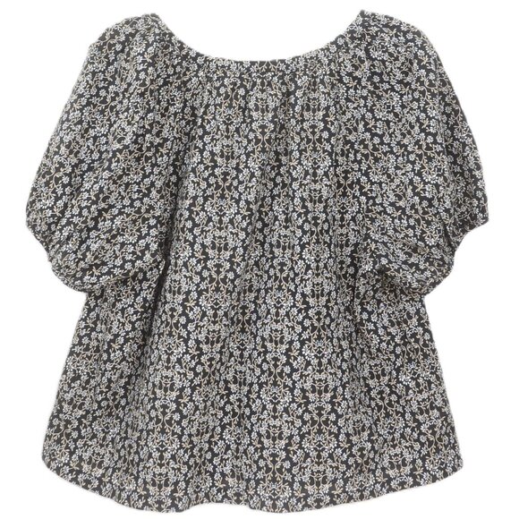 Universal Thread Women's PLUS XXL Cotton Puff Short Sleeve Blouse Top Boho Cotta - Picture 6 of 7